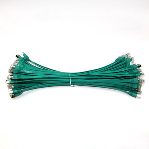 สายแพทช์แบนแบบบางเครือข่าย FTP CAT7 CAT6A บรรจุเป็นกลุ่ม0.3เมตรชิลด์32AWG Cat6a สายเคเบิลอีเธอร์เน็ตสายแพทช์แบน CAT7 - Product Image 3