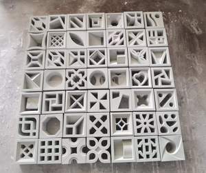 射频工厂销售塑料混凝土注入微风块模具耐用空心混凝土微风砖模具出售