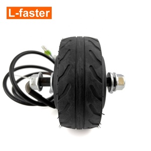 Kit di conversione per carrello elettrico scooter mozzo a doppia trazione 4 pollici ruota 200W