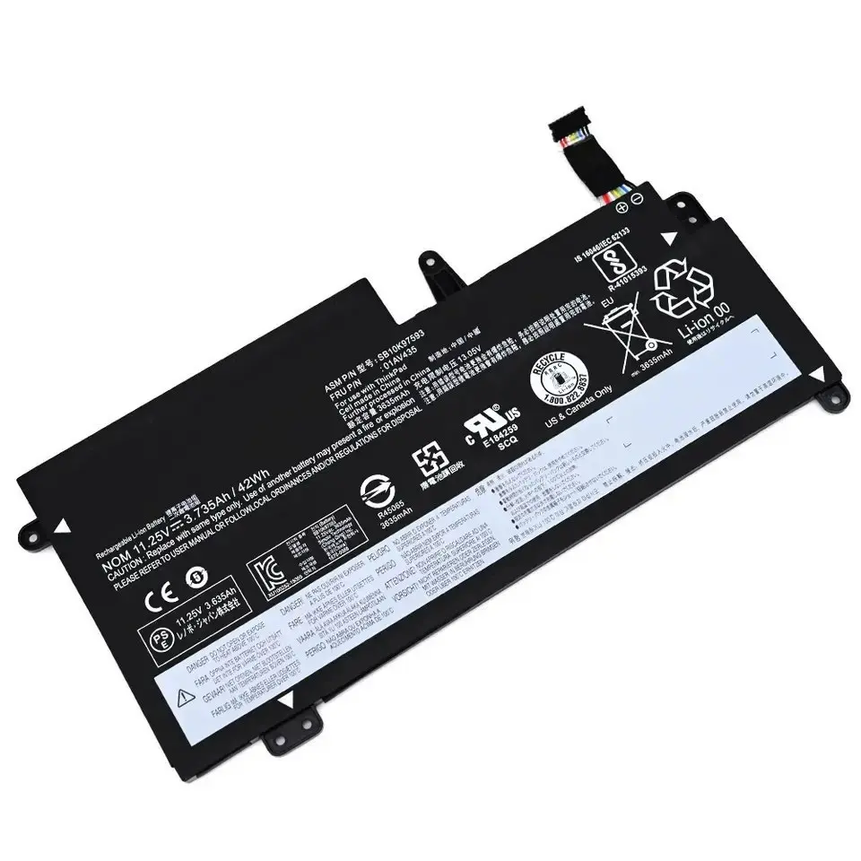 01AV400 01AV401 01AV402 01AV435 01AV437 baterai laptop OEM untuk Lenovo ThinkPad BARU S2 2018 ThinkPad 13 Baterai notebook