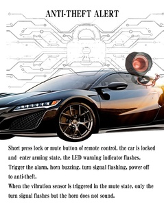 Wholesale <strong>Push</strong> <strong>Button</strong> Starter System Keyless Entry Car Security Alarm System Remote Ignition Control Phone App Remote Ignition - Product Image 4