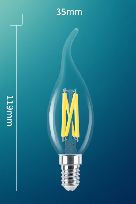 E14 3,4W Dimmable