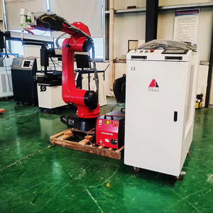 Automatic <strong>Programming</strong> 6 Axis Welding Robot Arm 2000mm for Chair Bicycle Frame 1500w 3000w Aluminum Carbon Steel Robotic Welders - Product Image 1