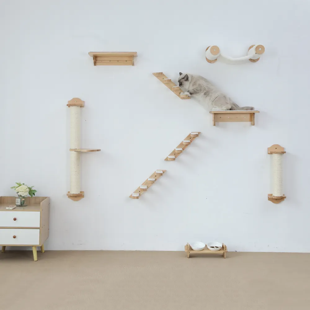Best Seller Hoopet Simple Wall Pet gradini scale rampe Cat Climbing Frame Shelf For Cats