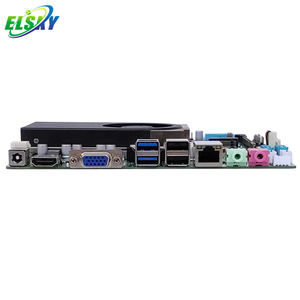 ELSKY QM9850 8th Core I5 I5-8250u procesador Quad Core 2LAN 6COM GPIO EDP DP LVDS 1HDMI VGA placa base con ventilador Intel - Product Image 3
