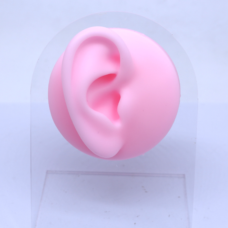 right ear with stands