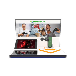 Pantalla inteligente LCD interactiva para tienda, monitor con sensor de reconocimiento, soporte de exhibición de Mostrador acrílico de promoción precisa