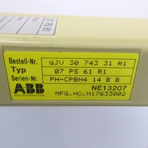 Nuovo e originale modulo di memoria programma Plc 07 PS 61 R1 parte No GJV 30 743 31 R1 GEB PLC Controller di programmazione - Product Image 2