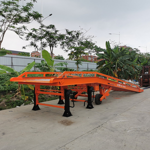 <span class=keywords><strong>10T</strong></span> Manual ajustável carga doca rampa nivelador para caminhão recipiente móvel doca nivelador móvel quintal rampas
