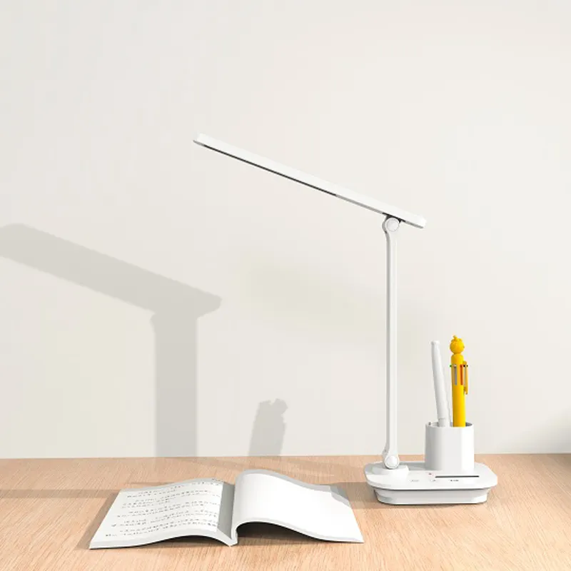 Lampe de bureau led multifonction Rechargeable, stylo, support de téléphone portable, Table tactile Usb, lampes d'étude