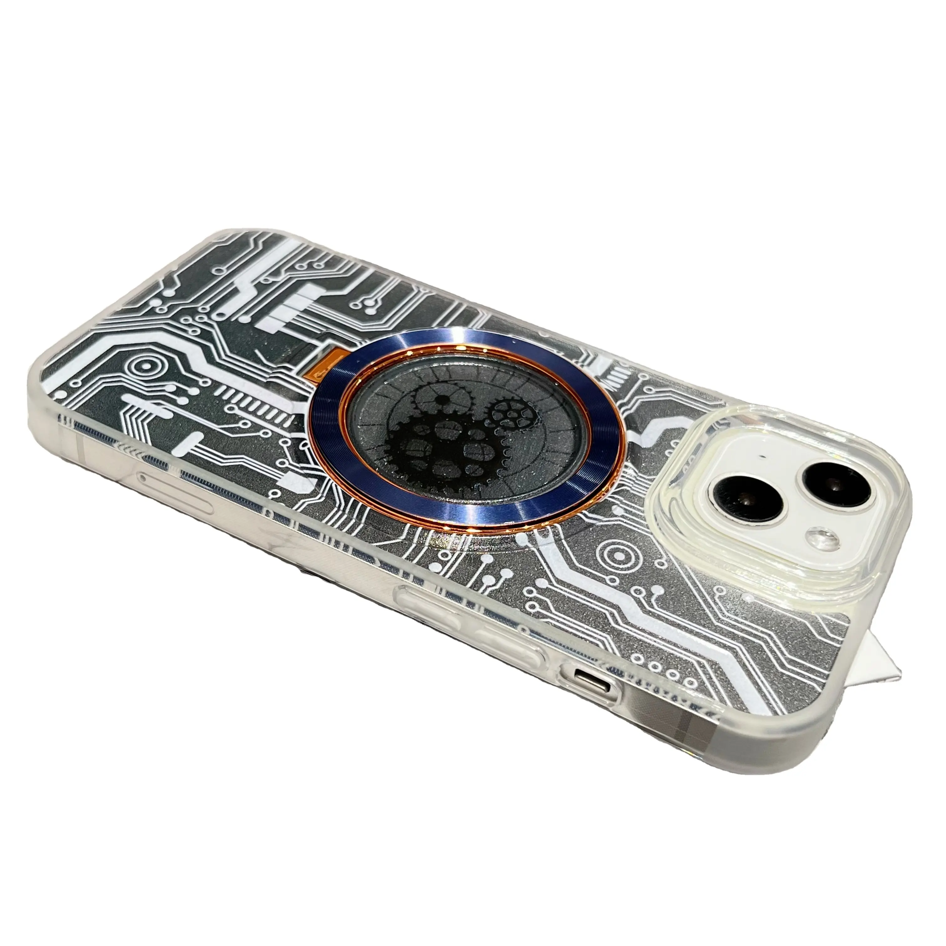 Yüksek kaliteli orijinal karbon Fiber serin kapak kamera düz poli cep telefonu iphone için kılıf 15 14 13 12 11