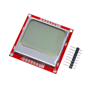 Módulo LCD Monitor de pantalla Adaptador de retroiluminación blanca PCB 84*48 Pantalla Nokia 5110