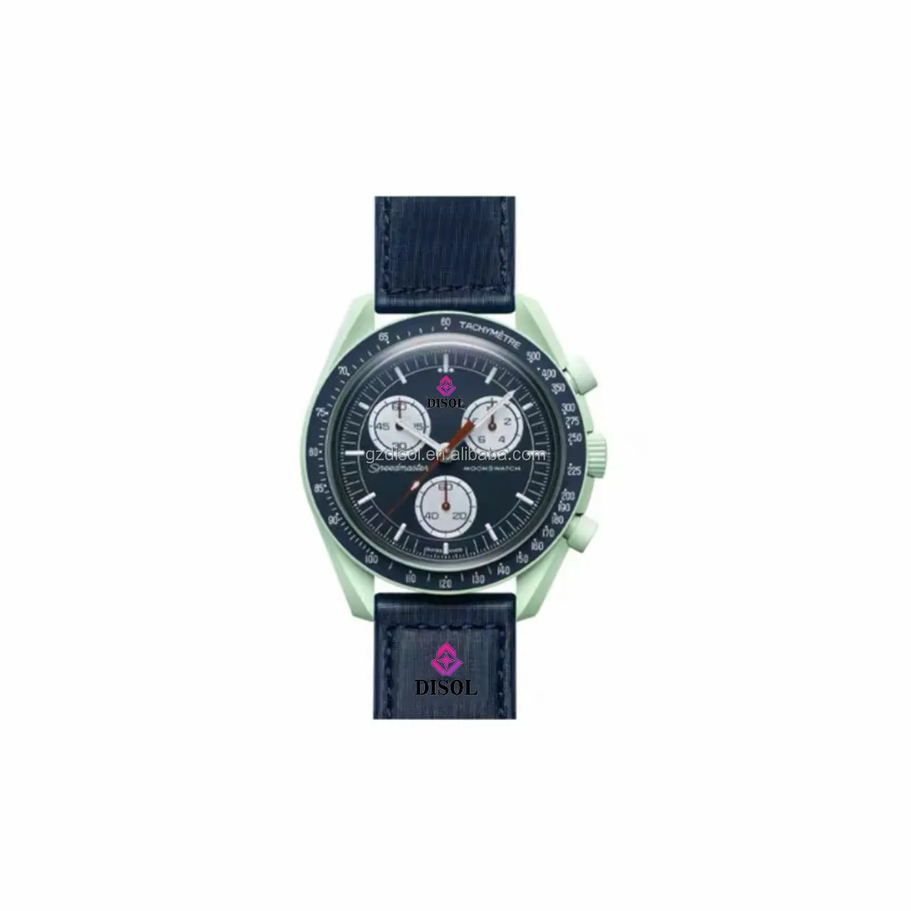 Top qualidade 1and1 Real Bioceramic moonswatch impermeável cronógrafo luxo marca planeta quartzo relógios para omegas x swatches