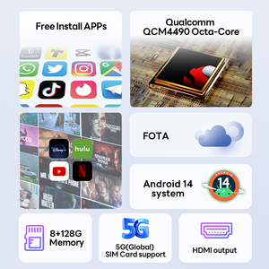 Explotter <span class=keywords><strong>2025</strong></span> 128G Carplay ai hộp android13 applepie tên lửa Q ứng dụng Máy nghe nhạc không dây xe chơi Android tự động đa phương tiện 5g hộp thông minh - Product Image 2