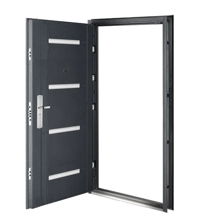 TOF 2024 Último diseño Precio barato Estilo de lujo Venta caliente Puerta de metal de acero de seguridad exterior