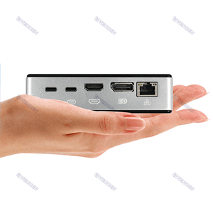 ที่เล็กที่สุดพ็อกเก็ตมินิพีซี Core I5-1030NG7 7*24ชั่วโมงการทำงาน HD2.0 DP ประเภท C มินิเกมคอมพิวเตอร์ Wifi RTC - Product Image 1