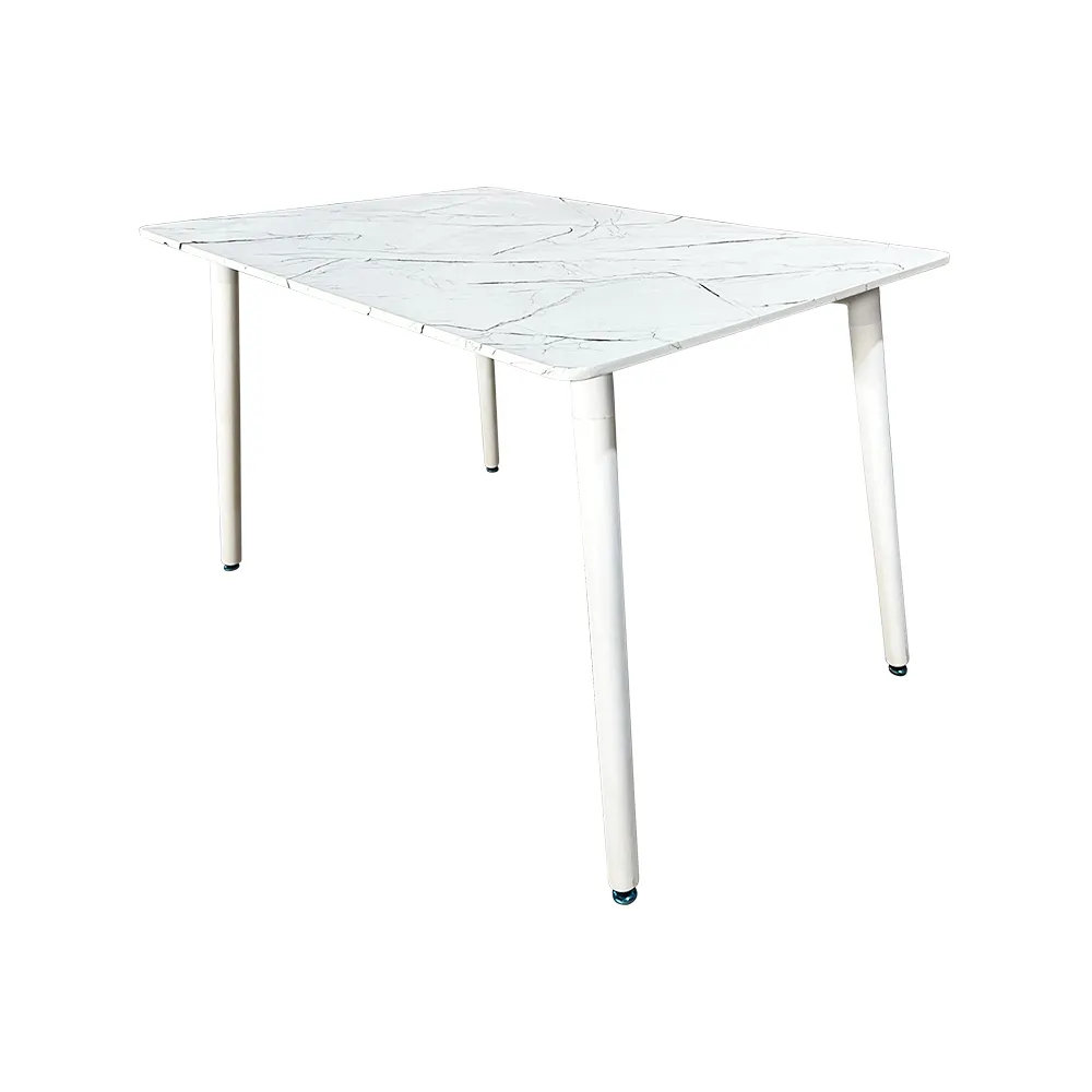 Mesa de comedor Rectangular tradicional de alta calidad a buen precio, muebles para el hogar, mesa de cocina y sillas modernas con patas de Metal