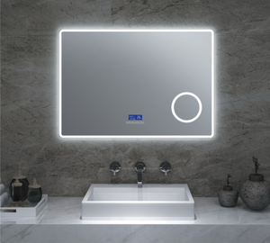 Büyüteçli ayna ile led ışık duvar makyaj banyo - Product Image 2