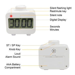 J & R Neuester schnell einstellender Speicher-Timer Rotierender Stumm schaltung Multi Elektronische Produktivität Niedliche benutzer definierte Küchen studie Visueller Timer für Kinder - Product Image 3