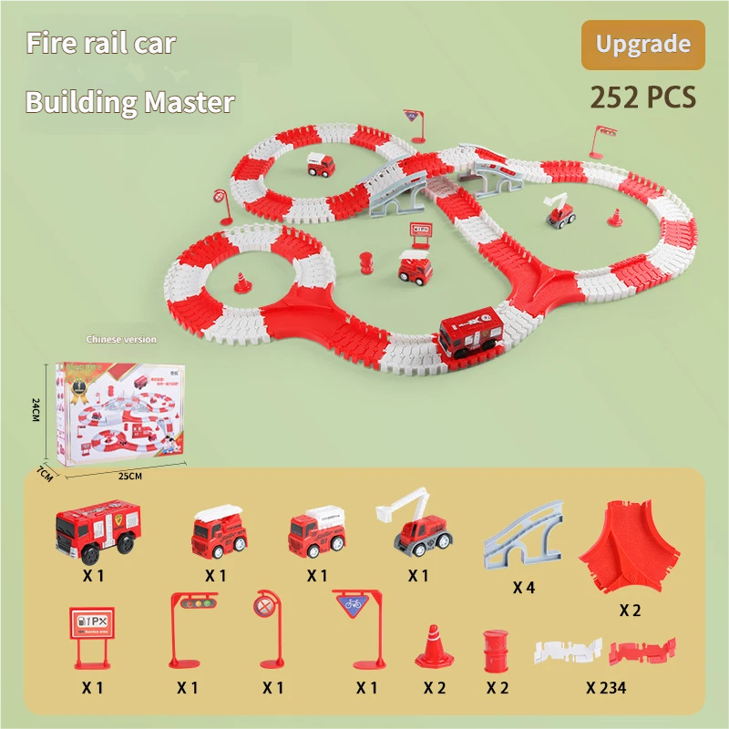 Version améliorée du véhicule ferroviaire de lutte contre les incendies, 252 pièces