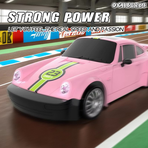 Radyo kontrollü çocuk oyuncağı toptan Rc Drift 1:24 ölçekli uzaktan kumanda araba modelleri çocuklar için yarış oyunu kiti renk pembe - Product Image 3