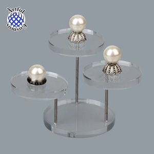 Chất lượng cao tùy chỉnh Trắng Acrylic fanxi khối ODM đồ trang sức bao bì Showcase hiển thị orlv - Product Image 5