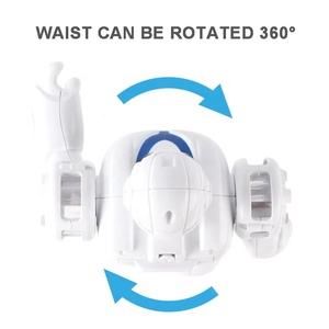 Battery Operated <strong>Robot</strong> with Cool Light for Kids Automatic Walking <strong>Robot</strong> Toy Waist Can Be <strong>Rotate</strong> 360 Degree - Product Image 3