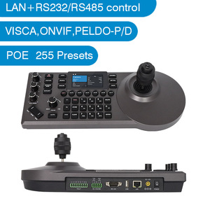 Stüdyo yayın kamera paketi = 4 adet 4K 20X PTZ konferans kamerası AI parça canlı akışı + RS422 RS232 RJ45 Joystick denetleyicisi - Product Image 4