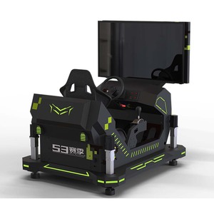 Simulador de carreras de coches con plataforma dinámica 6-DOF 3D tres pantallas cuatro o seis cilindros eléctricos - Product Image 2