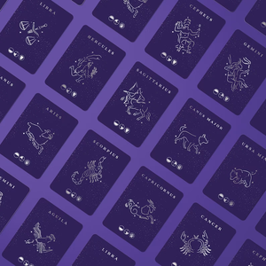 Карточки для разговоров с фиолетовыми звездами - Product Image 3