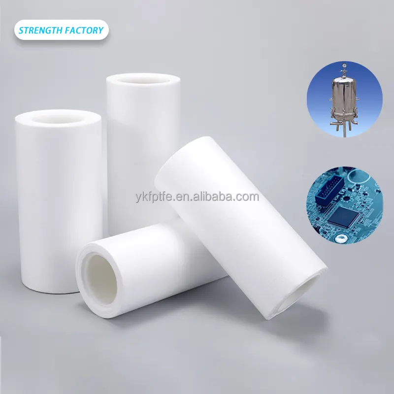 Membrana de ponto de bolha de PTFE para filtragem líquida 100% expansível UNM Waterproof o material composto de PTFE