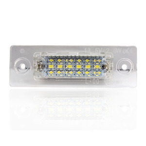 Süper parlak beyaz renk 6000K otomatik led plaka numarası işık VW Golf Passat B6 B5.5 Caddy MK3 Jetta MK3 - Product Image 6