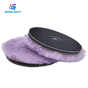 Auto Care Wool Polishing <strong>Pad</strong> Self-adhesive <strong>Australia</strong> Pure Wool Buffing <strong>Pads</strong> for Car Polishing Compounding for DA GA - Product Image 1