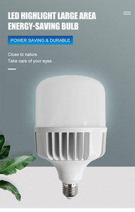 Bombillas หลอดไฟ LED E40 E27รูปตัว T, หลอดไฟ LED 28W กำลังไฟสูงวัตต์ขนาดใหญ่ - Product Image 2