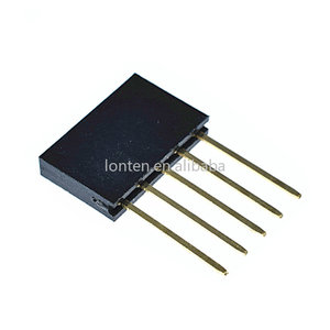Personalizzato 2.54mm singola fila femmina perni lunghi 11mm Breakaway PCB Board Pin Header socket connettore 1*2/3/4/6/8/10/15Pin per Arduino - Product Image 4