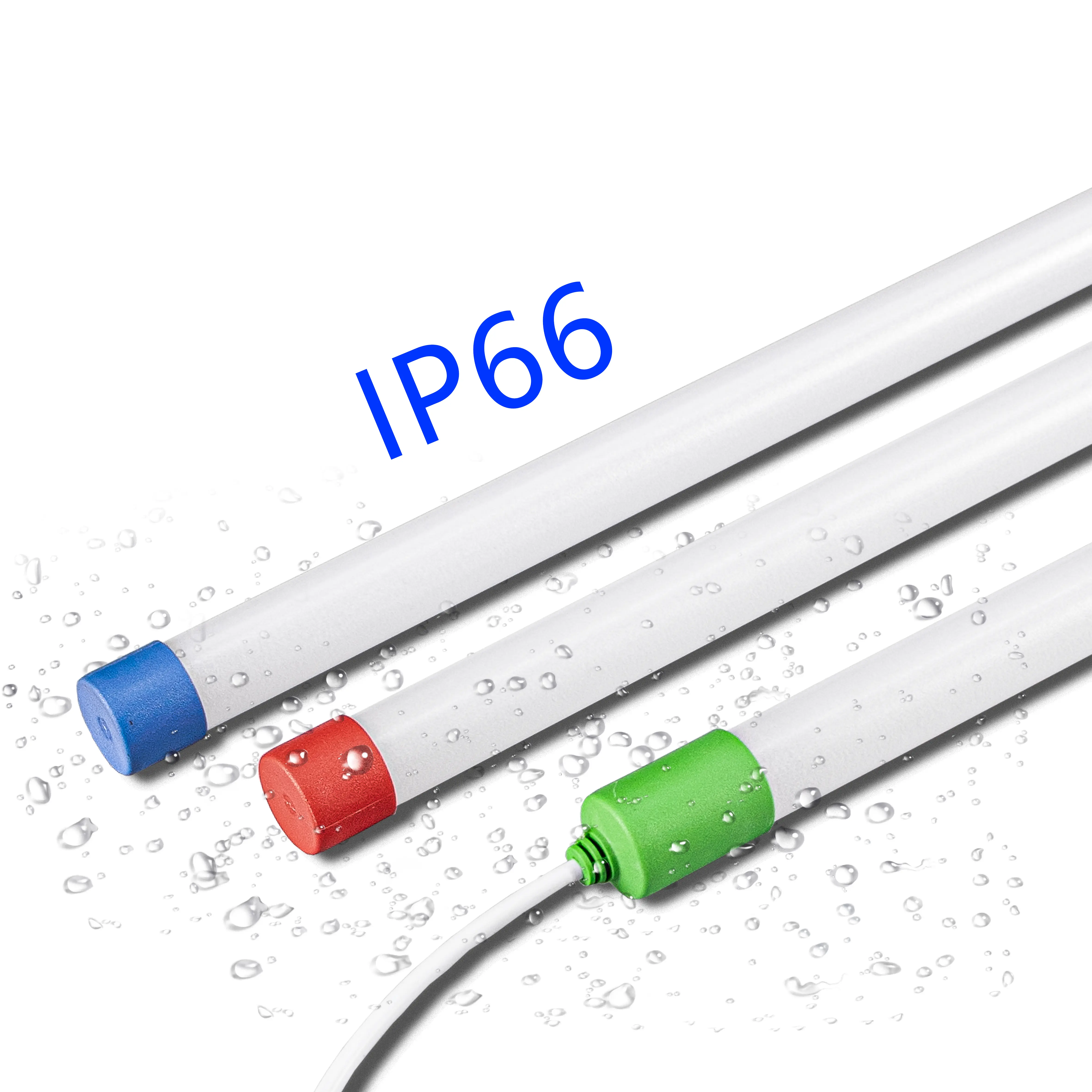 220V IP66 Color impermeable T8 tubo de lámpara 18W se puede conectar en serie luz impermeable