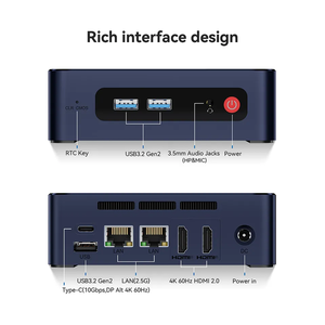 2024 nuevo Beelink EQ12 Pro Intel Core i3-N305 Dual Ethernet Lan 2,5G 500G venta al por mayor computadoras de escritorio construir PC para juegos completo - Product Image 3