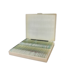 Caja de portaobjetos de microscopio biológico S100, Sección de portaobjetos de microscopio para laboratorio - Product Image 1