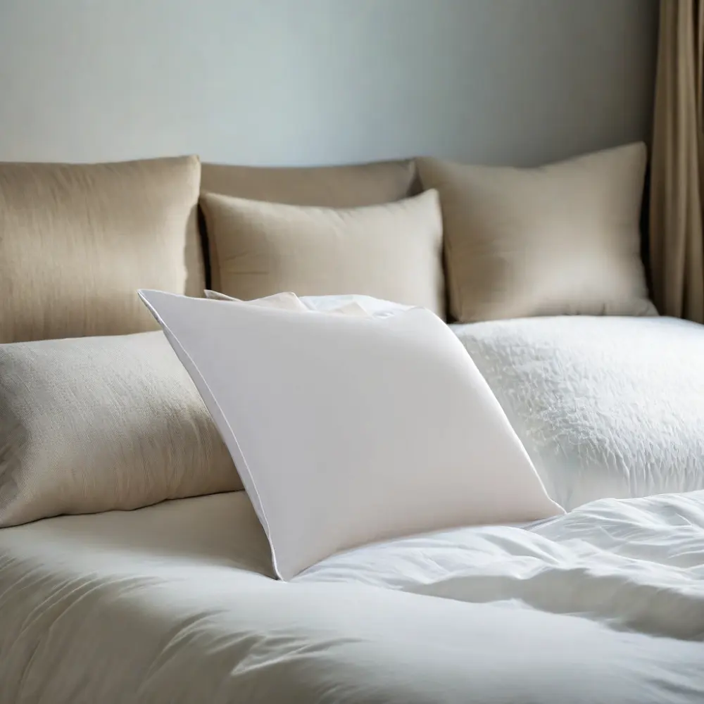 Cojines de sala de estar, edredón, almohadas de plumón Inserto de almohada de algodón para dormir para hotel en casa