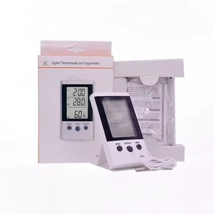 חם DT-2 מכירה חם מד מד חום דיגיטלי עבור טמפרטורה פנימית/חיצונית בדיקות לחות DT-2 היסטרומטר