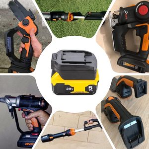 DM18WORX for Dewalts20VバッテリーアダプターConvert for Worx 20V WA3520 WA3525 WA3575WA3578コードレスツール - Product Image 4