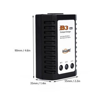 IMAX B3 Pro เครื่องชาร์จขนาดกะทัดรัดสำหรับ2S 3S 7.4V 11.1V อะแดปเตอร์แบตเตอรี่ลิเธียม LiPo สำหรับเฮลิคอปเตอร์ RC - Product Image 2