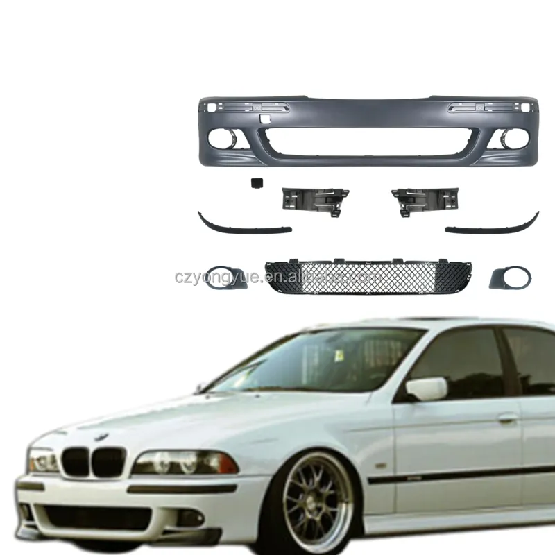 E39 Bodykit Atualização M5 Full Wide M Body Kit Kits de Corpo Amortecedor Traseiro para BMW Série 5 E39 520i 530i 540i 1997 1998 1999-2002 2003