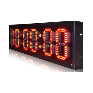 Jhering orologio da parete a Led elettronico a 7 segmenti con segno di cifre Timer per esterno in ferro da fermo montabile - Product Image 3