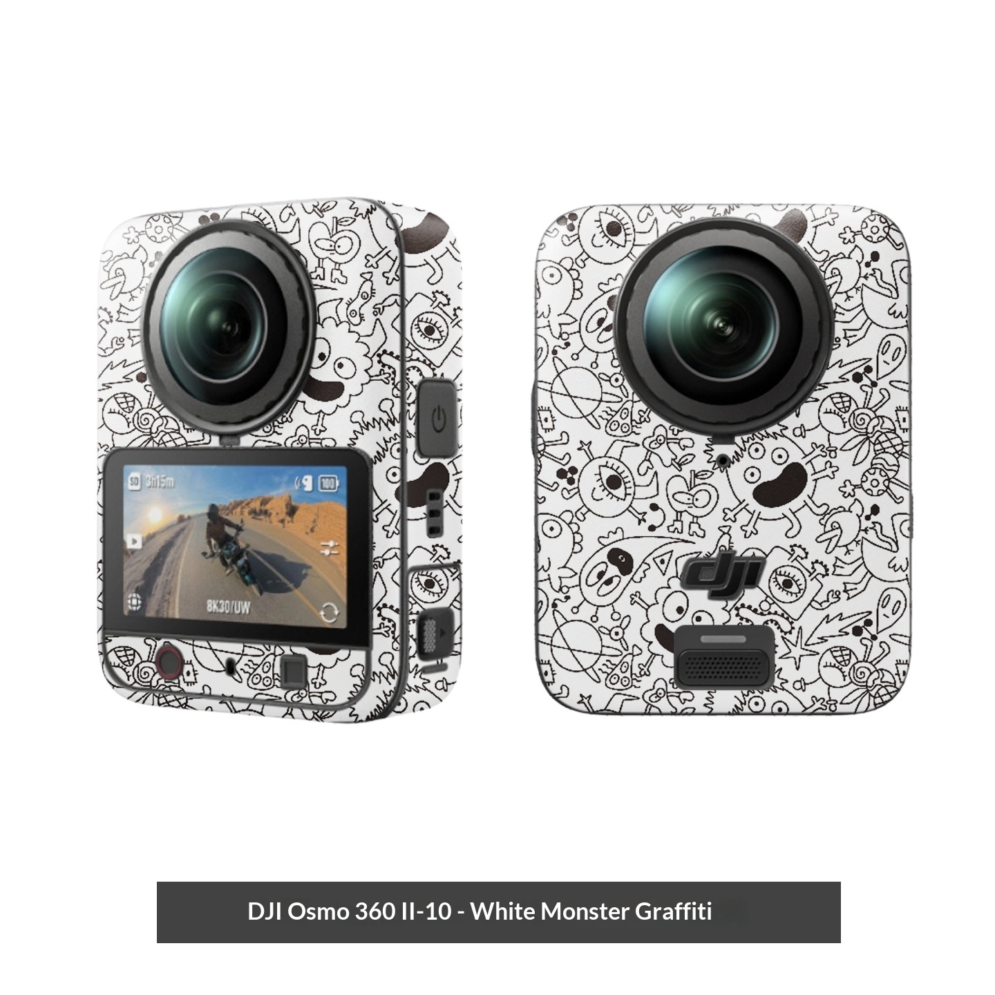 DJI Osmo 360II-10- Graffiti monstre blanc