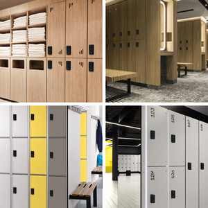 Khóa kết hợp kỹ thuật số màu đen và khóa thẻ, khóa điện tử cho tủ khóa phòng tập thể dục - Product Image 2