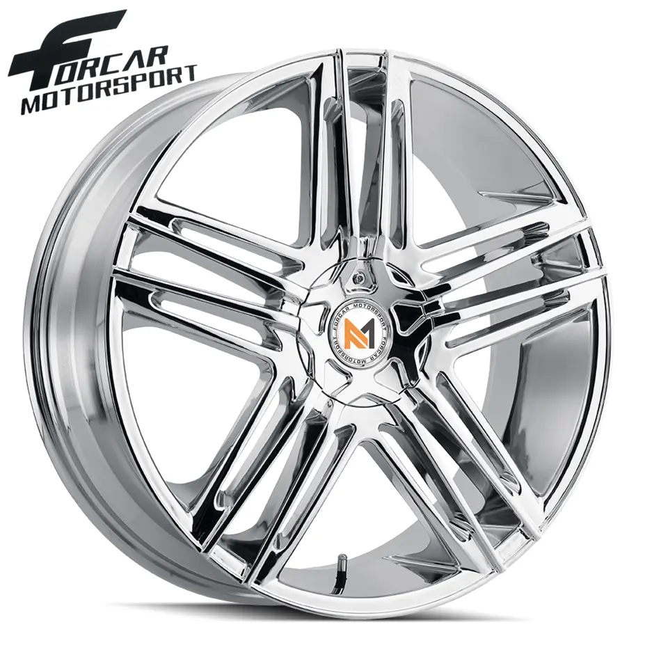 Forcar серебристый хромированный послепродажный дизайн высокое качество международный стандарт Кованое колесо