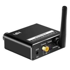 数模音频DAC转换器Spdif光纤信号至3.5毫米AUX 2 RCA放大器解码器蓝牙5.0接收器