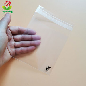 ヘッダーシーリングプラスチックパッキングPLAポリバッグ付き高品質カスタムプリントクリア透明自己粘着バッグ - Product Image 4