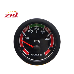 ZJY yüksek kaliteli iki tonlu voltmetre 16-32Volts 24V evrensel araba için - Product Image 1